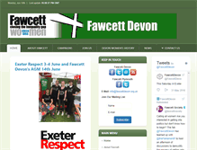 Tablet Screenshot of fawcettdevon.org.uk